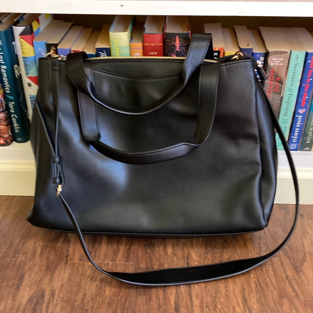 a new day Black Laptop Bag